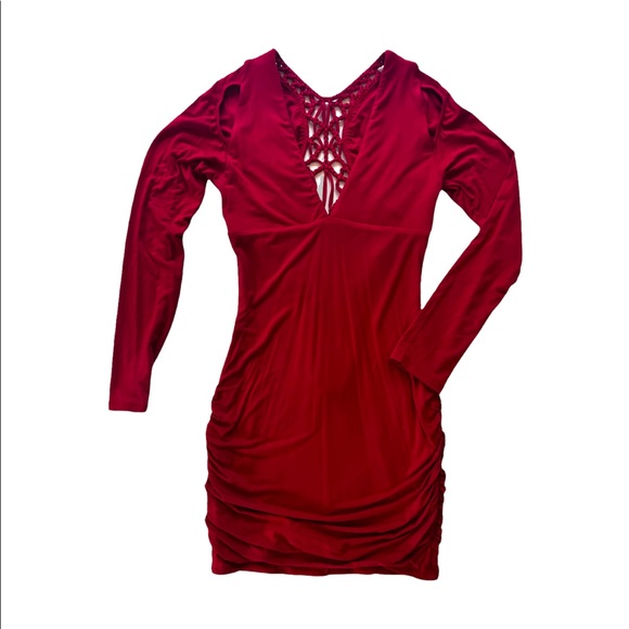 Sky Feray Long Sleeve Macramè Dress - Picture 3 of 7